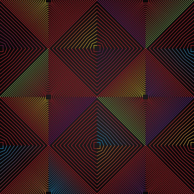 Multicolor geometrical background