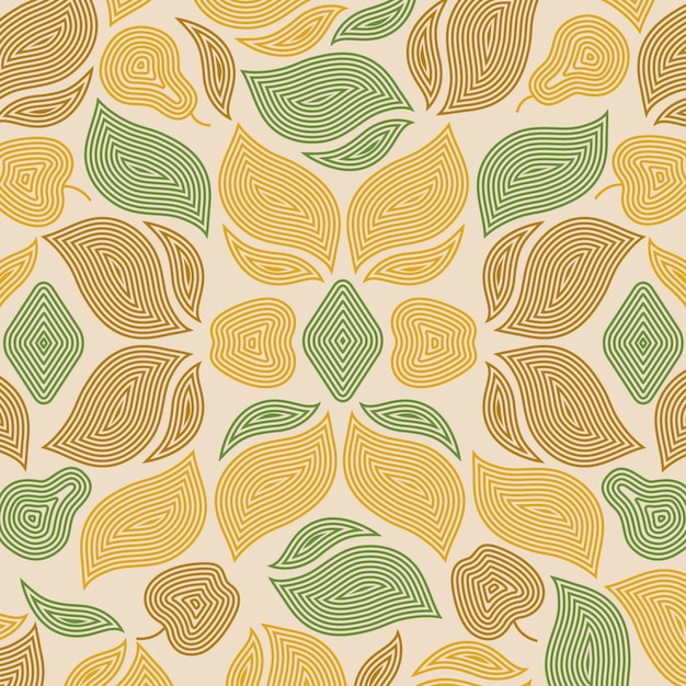 Free vector multicolor leaves background