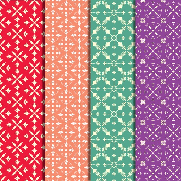 Multicolor pattern background collection