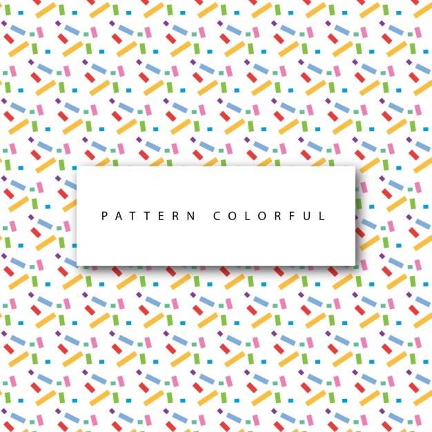 Free Vector multicolor pattern design