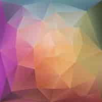 Free vector multicolor polygonal background