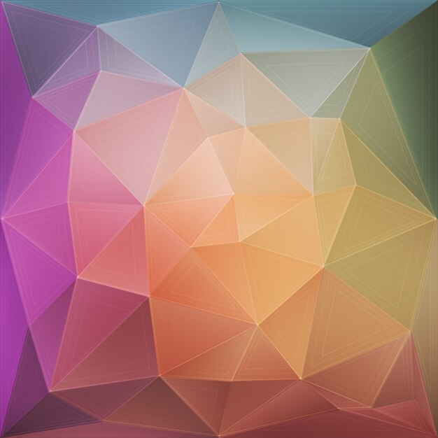 Multicolor polygonal background