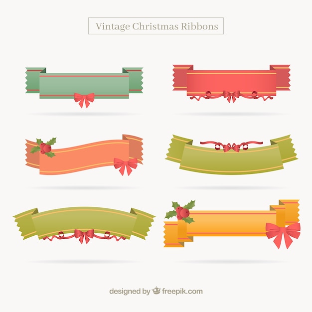 Multicolor ribbons collection