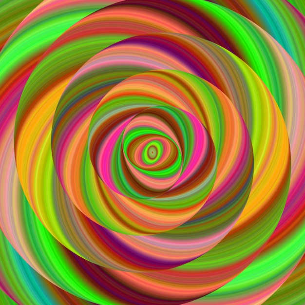 Многоцветный спиральный фон