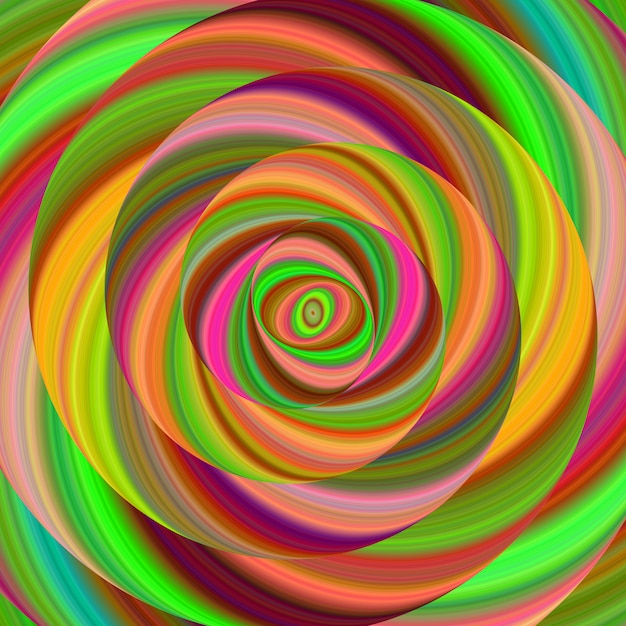 Multicolor spiral background