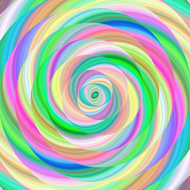 Multicolor spiral background