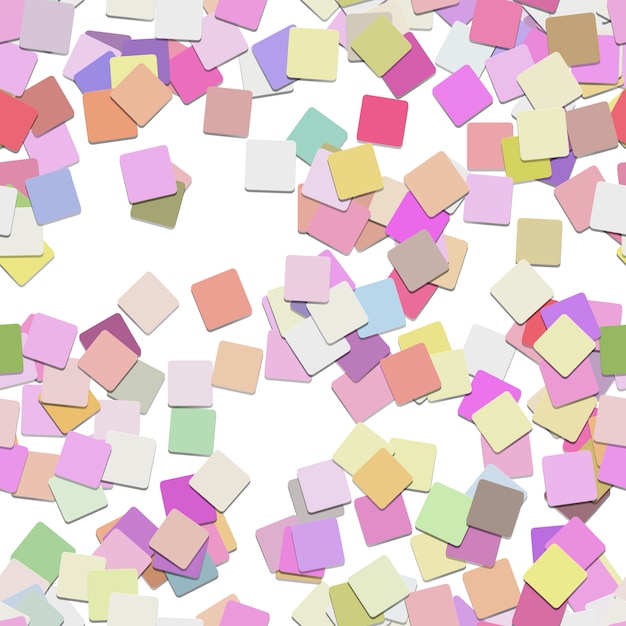 Multicolor squares background