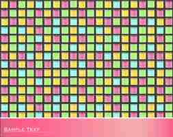 Free vector multicolor squares background