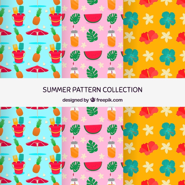 Multicolor summer pattern collection