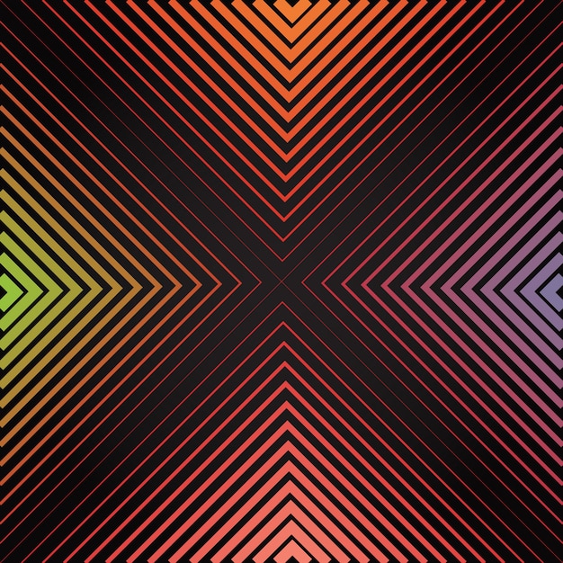 Multicolor symmetrical background