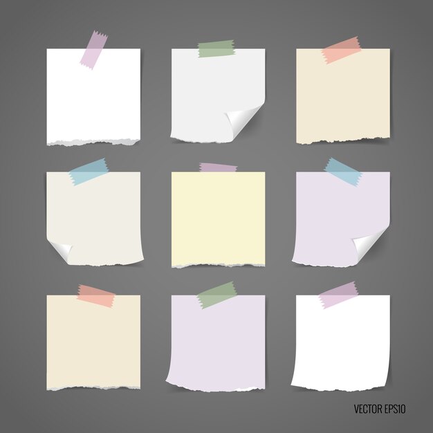 Сбор многоцветной рваной бумаги