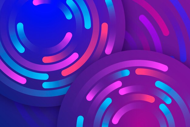 Multicolored abstract background with shapes