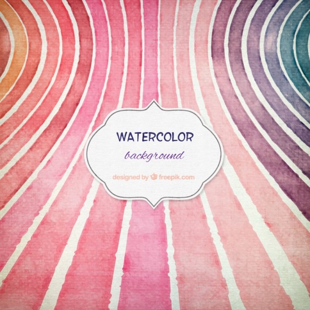 Free vector multicolored watercolor background