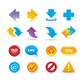 Multimedia icon set