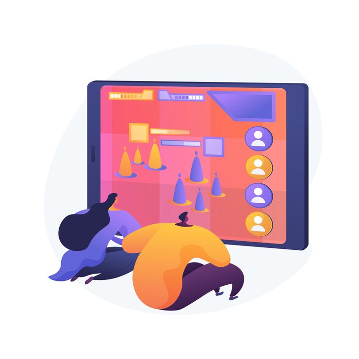 Free Vector multiplayer online battle arena abstract concept illustration