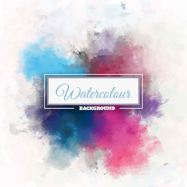 Free vector multiple watercolor background