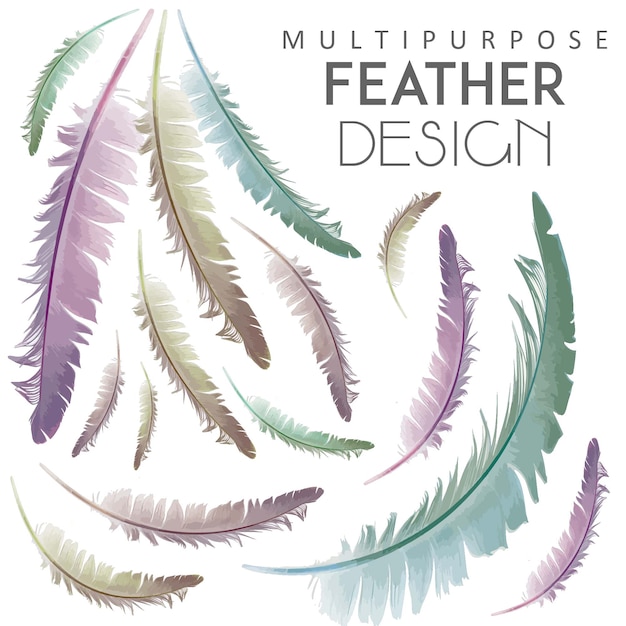 multipurpose feather design  