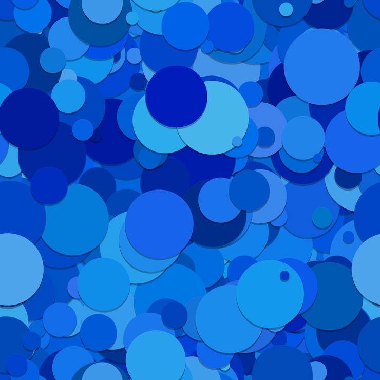 Free Vector multitone blue circles background