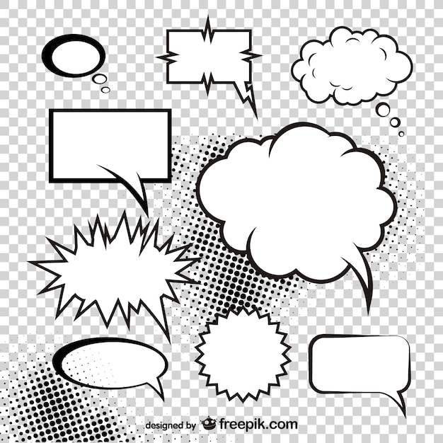 Mushroom cloud of the comic style dialog box    vector