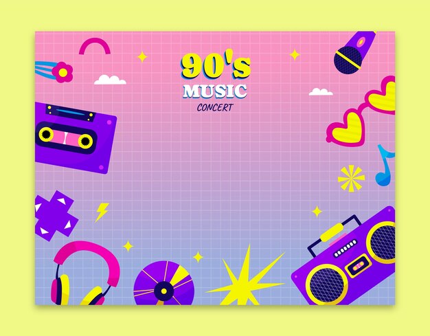 music concert  photocall template