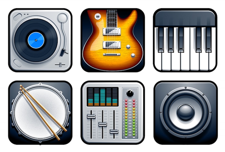 Free Vector music element collection