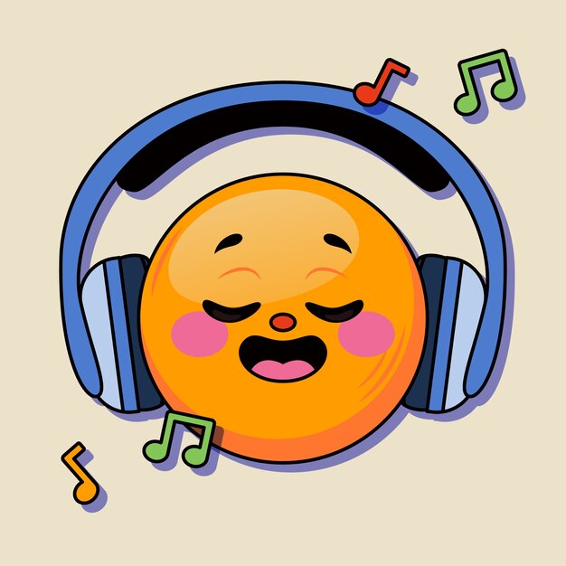 音楽のエモジイラスト