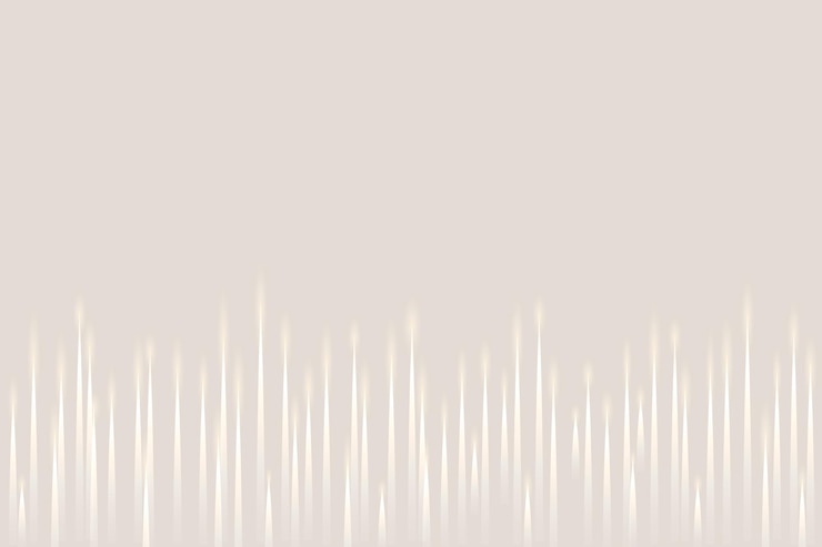Free Vector music equalizer technology beige background with white digital sound wave