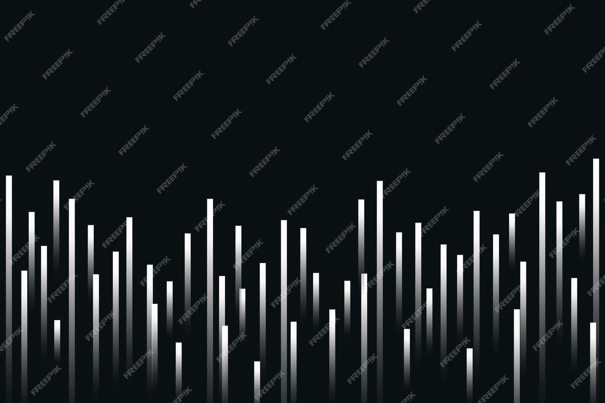 Free Vector | Music equalizer technology black background with white  digital sound wave