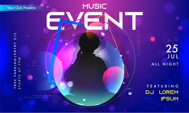 Free Concert Banner Vectors 2 000 Images In Ai Eps Format