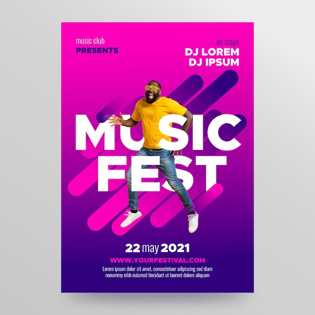 音楽イベントポスター2021デザイン