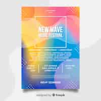 Free vector music festival poster