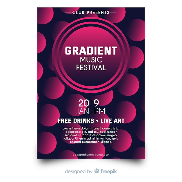 Music festival poster