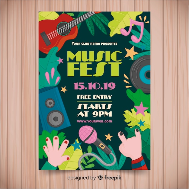 Music festival poster