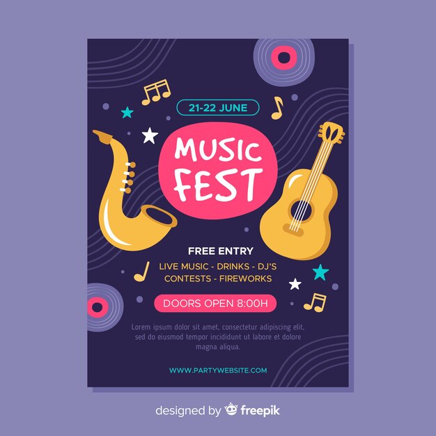 music festival poster