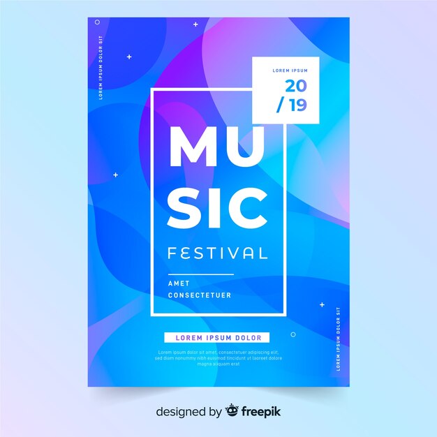 Music festival poster