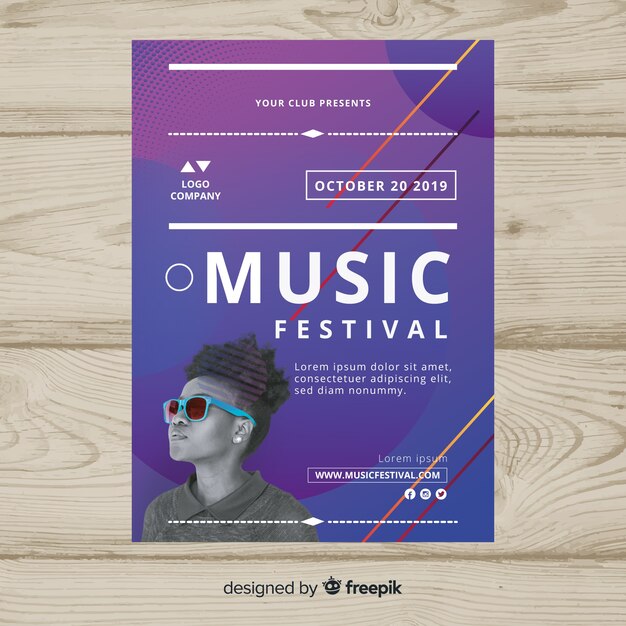 music festival poster