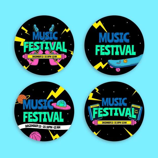music festival template design