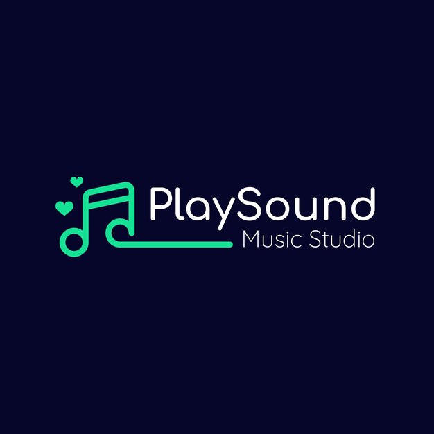 Music logo template