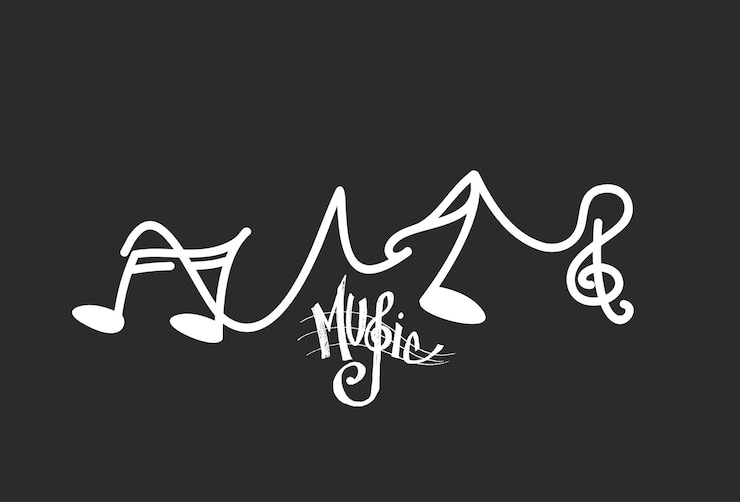 Free Vector music logo vector template.