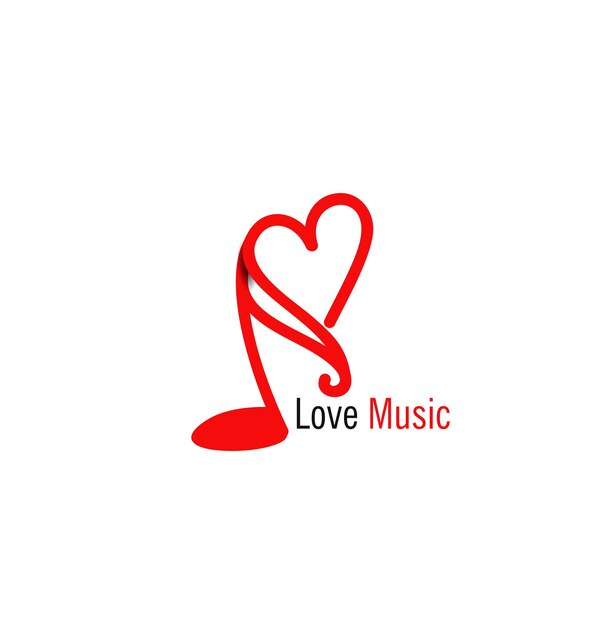 Music Logo Vector Template.