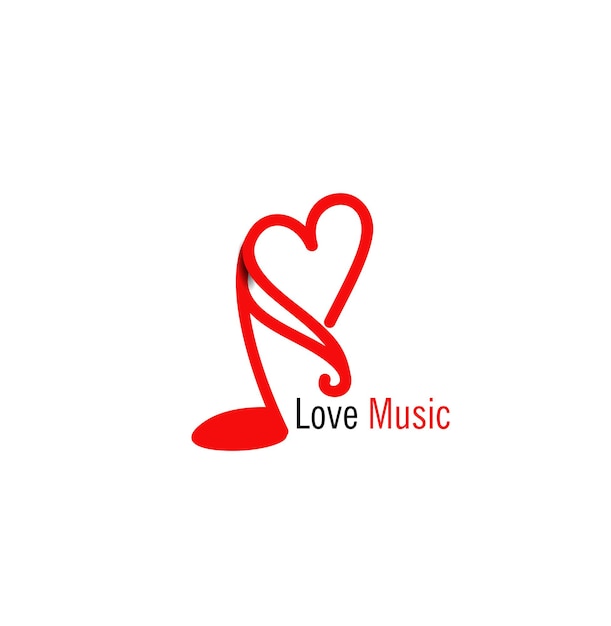 Music Logo Vector Template.