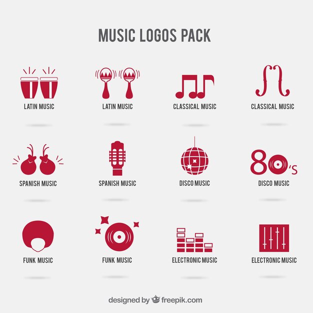 Music logos pack