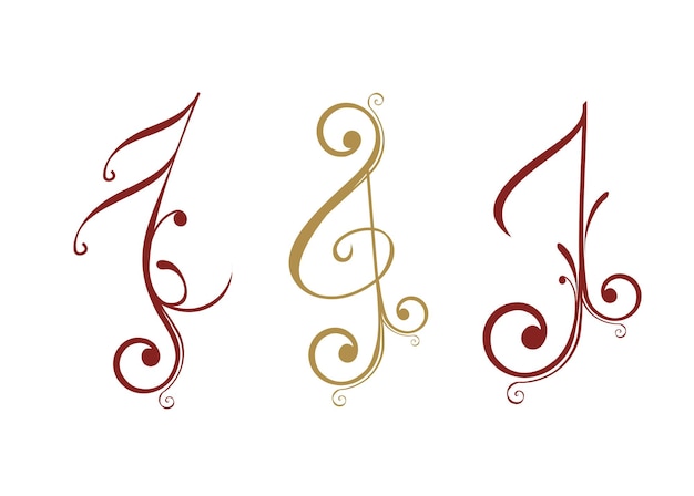 Music Notes Icon Vector illustration