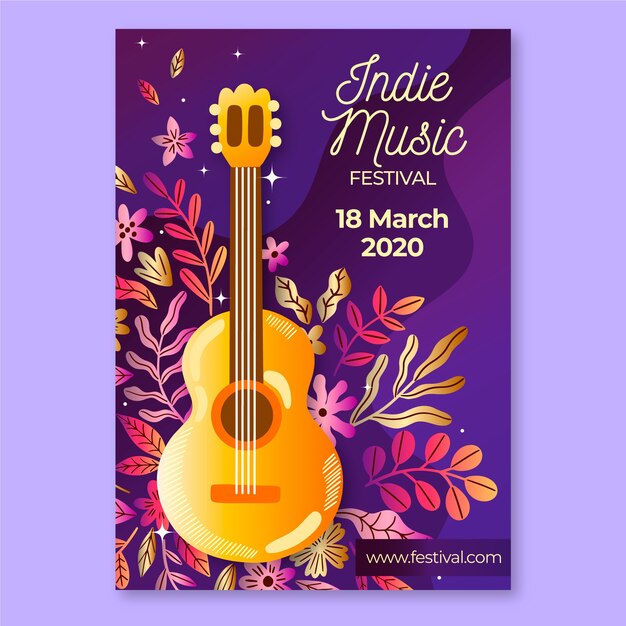 Music poster template