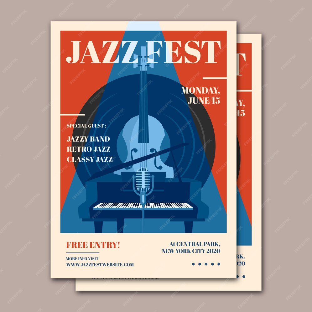 Free Vector | Music poster template