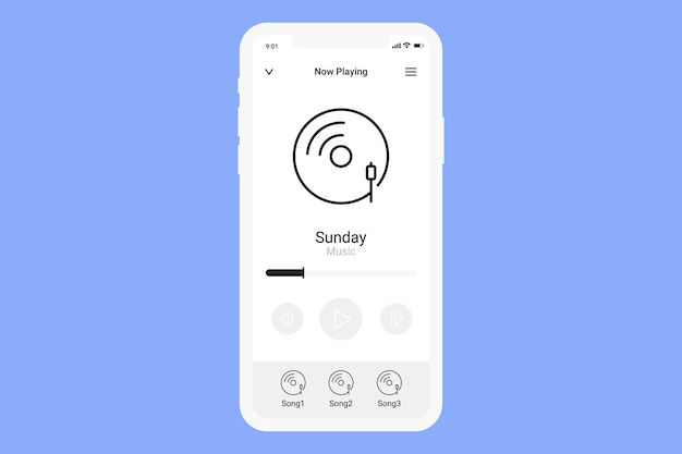 Music streaming application