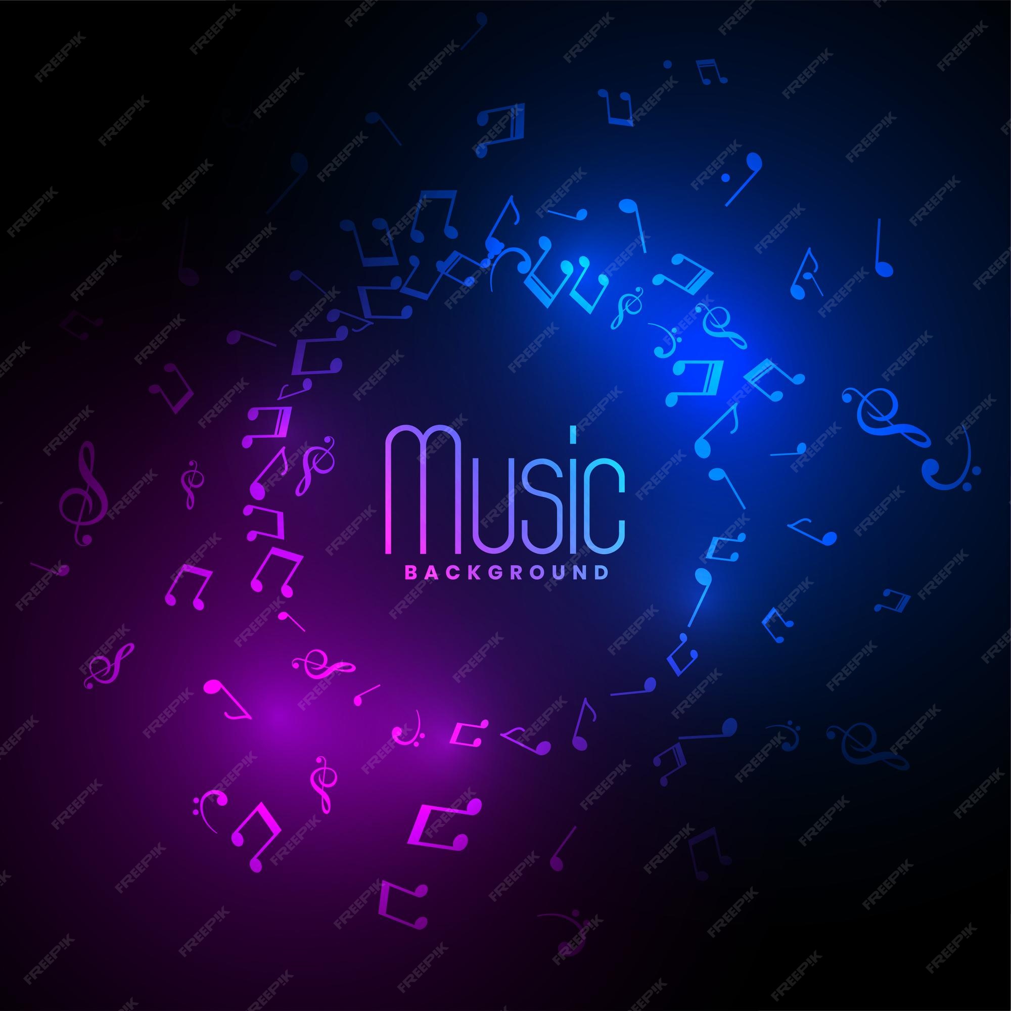 Neon Music Notes Images - Free Download on Freepik