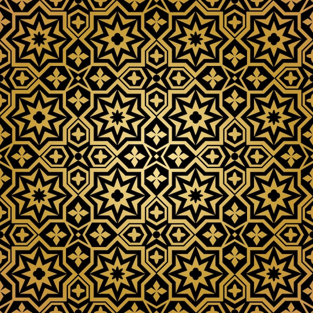 Muslim seamless pattern. background ornament, islamic abstract design,  decoration ornamental, vector illustration