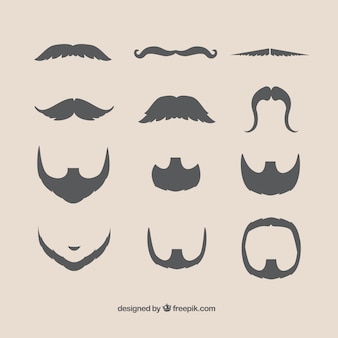 Mustaches and beards