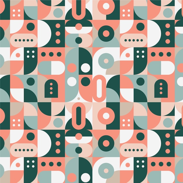 Free vector muted color palette pattern